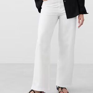 Banana Republic Factory Straight High-Rise Jean White 29 Regular